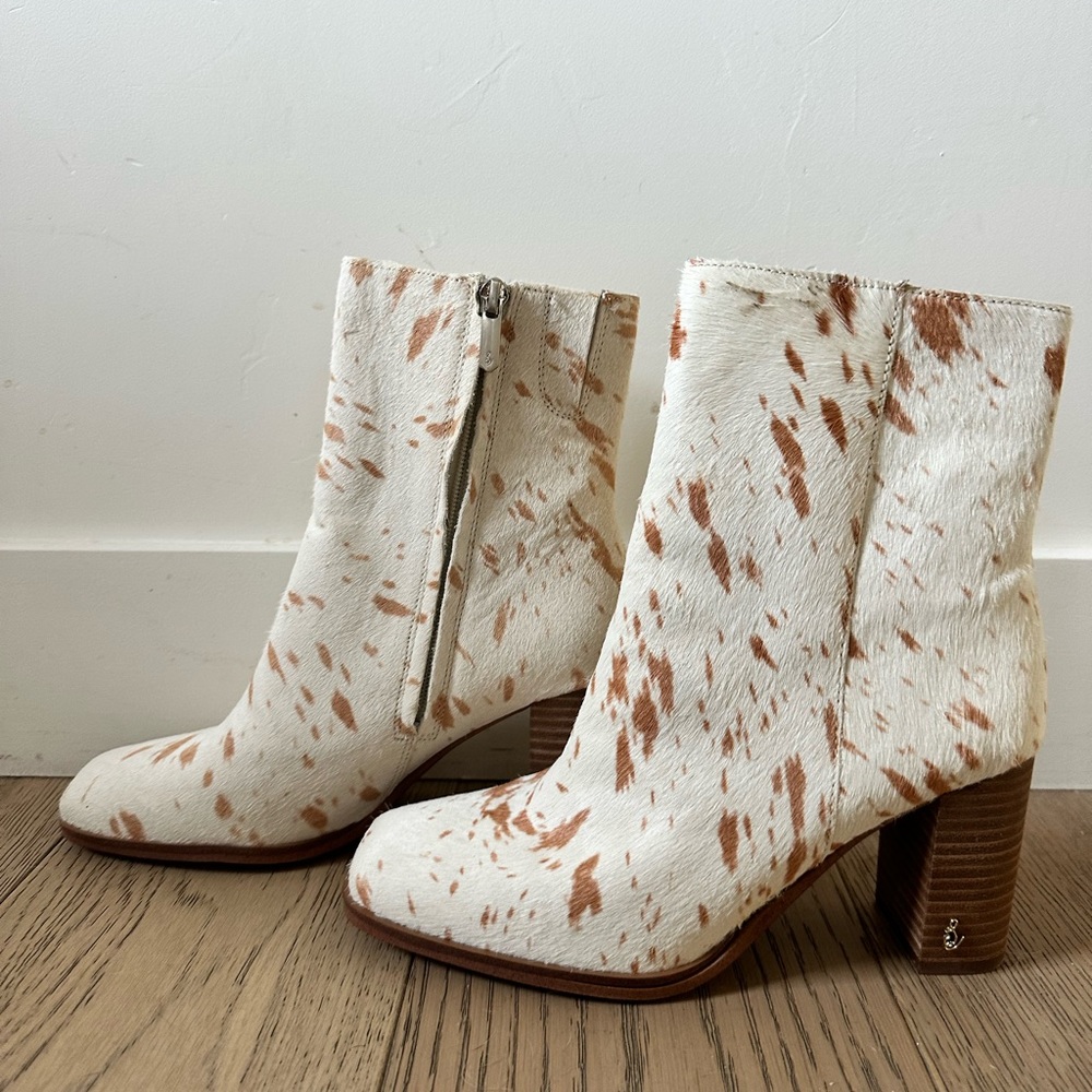 Sam Edelman Cow Hide Boots!